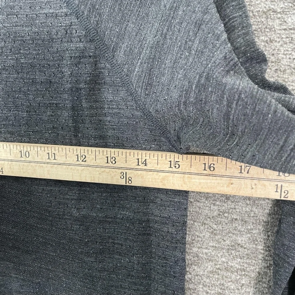 Tracksmith Shirt Womens Small Gray Merino Wool Long Sleeve Raglan Base Layer - Picture 4 of 9